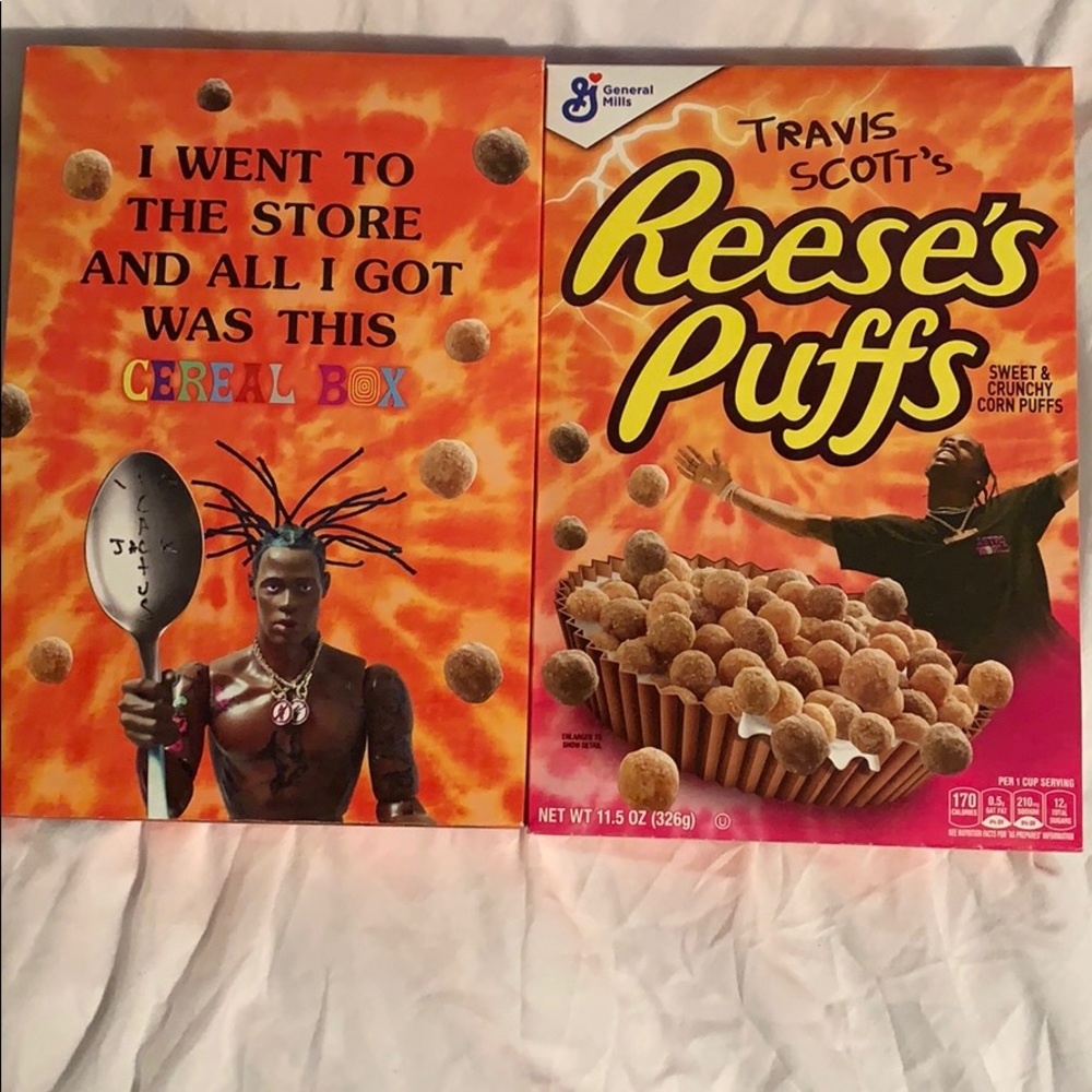 Travis Scott limited edition Reese’s Puffs